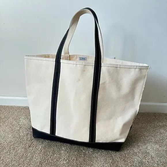 L.L. Bean | Bags | Llbean Xl Vintage 98s Boat And Tote Extra